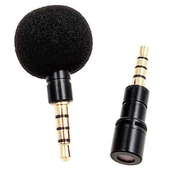 TWOVAN Microphone Kecil Dimensi 35mm Omni Direction Jack 3,5mm ; 4 Pole