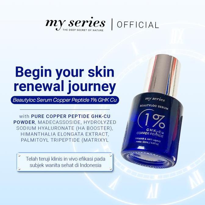 Gesicht- My Series Beautyloc Serum 1% Ghk-Cu Copper Peptide New Formula