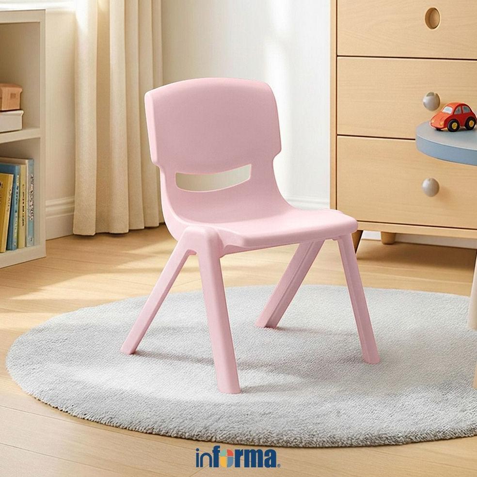 Promo  Informa Yaris Kursi Anak - Pink Tempat Duduk Anak Kids Chair Bangku Sandaran Bangku Balita Ku