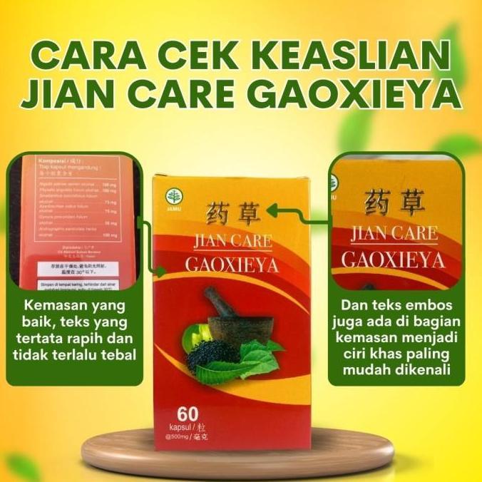 Drogen- Jian Care Gaoxieya - Solusi Atasi Diabetes, Kencing Manis ( Bpom )