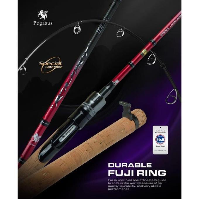 Promo Joran Pancing Pegasus Kajiki 165Cm / 180Cm Fuji (15Lbs / 17Lbs / 20Lbs) Murah