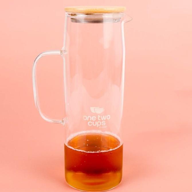 TEKO KACA TAHAN PANAS DAN API / TEKO PITCHER MINUMAN TEH KOPI 1380ML WS