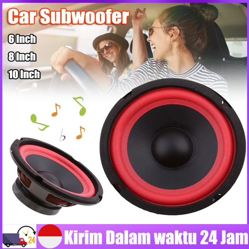 [Ready ya,COD] Speaker Subwoofer Mobil 10inch/8inch/6inch Woofer 100 Watt - 80Watt Original Speaker 