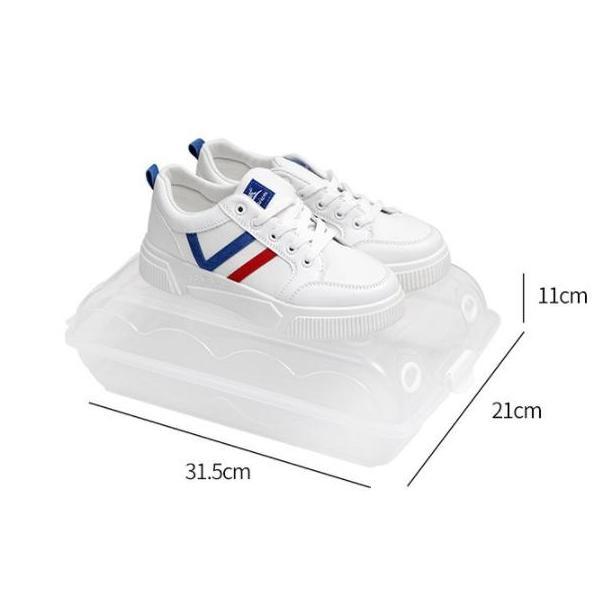 HL0199 Kotak Sepatu Plastik Transparan Penyimpanan Kotak Sepatu Shoes Storage Box