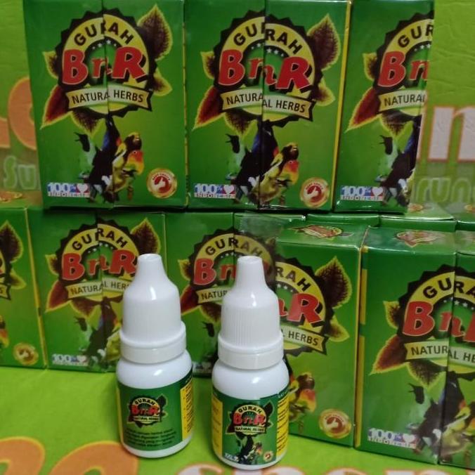 gurah bnr vitamin gurah natural herbs bnr obat semua burung sakit 10ml