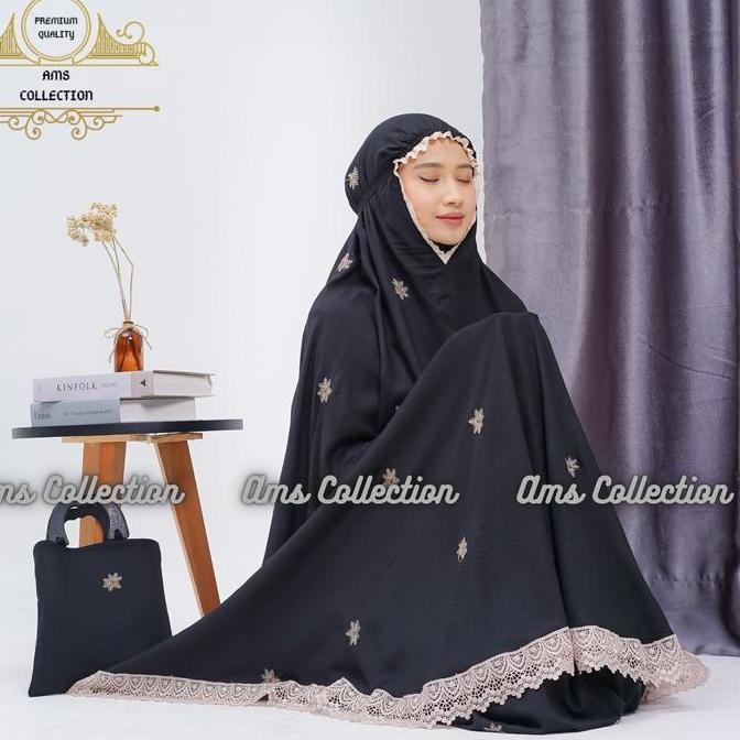Mukena Dewasa Bordir Mewah Rayon Premium Starla
