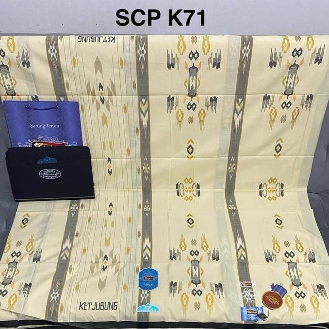 Sarung KETJUBUNG Style STG SPM SCP SKP SGD SKG Gold dan Sutera Spunsilk KDW Gold Jahit tengah