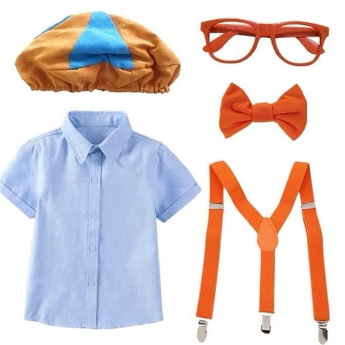 jojokids | blipi costume 5in1 children boy | kostum blippi anak bayi