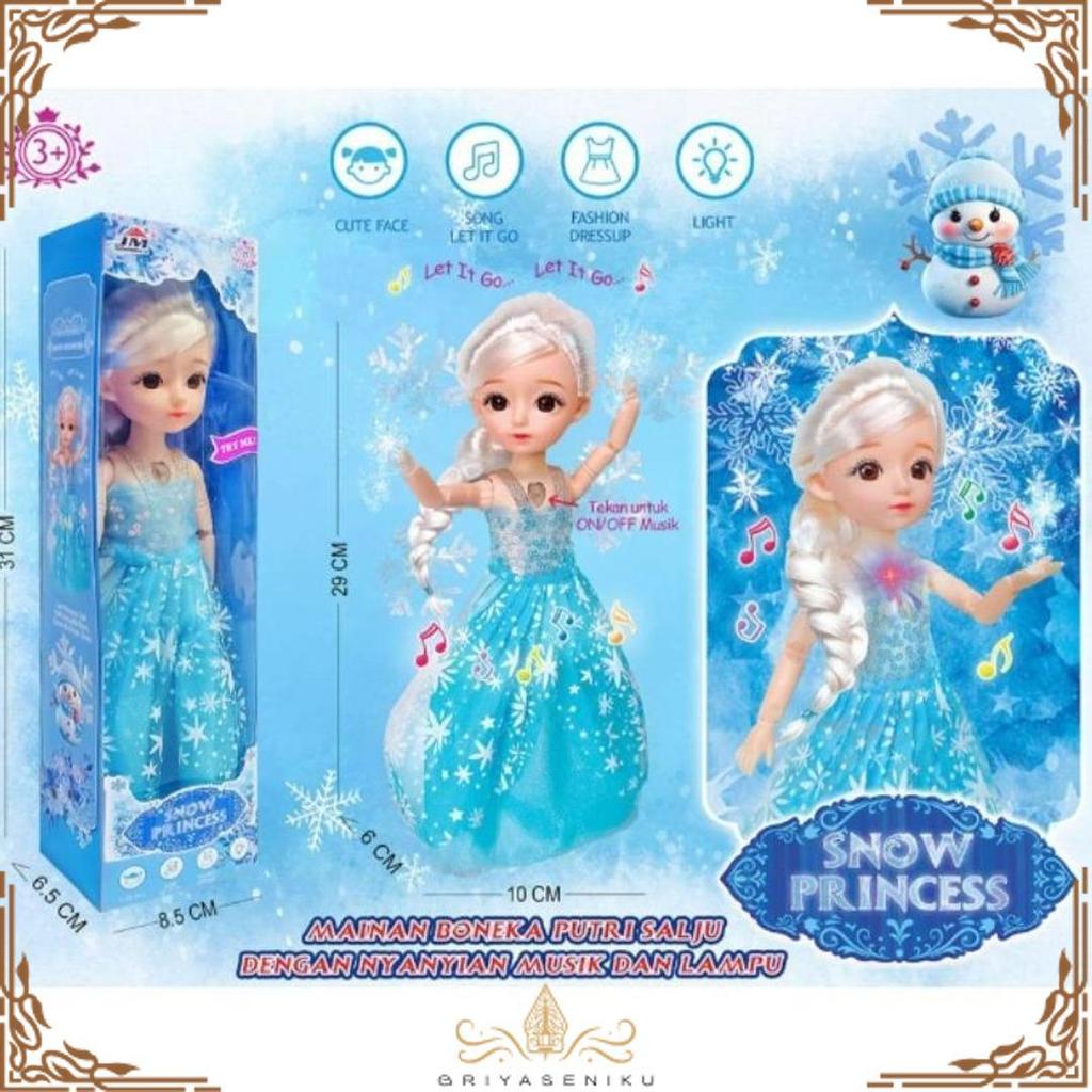 Special Price Mainan Anak Pr-17537 Diversity Fashion Boneka Musik Cantik Anak Perempuan Nyanyi Gaun 