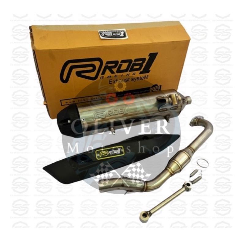Knalpot Rob1 Standard Racing HONDA - Vario Old/New 125/150, Vario 160, Genio, Beat, Scoopy, PCX 150/