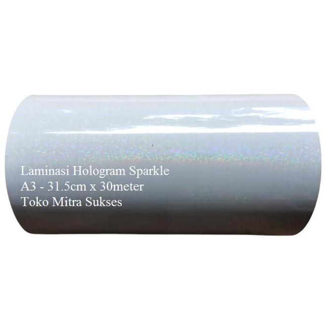 Roll Laminasi Dingin Hologram A4 dan A3 Roll