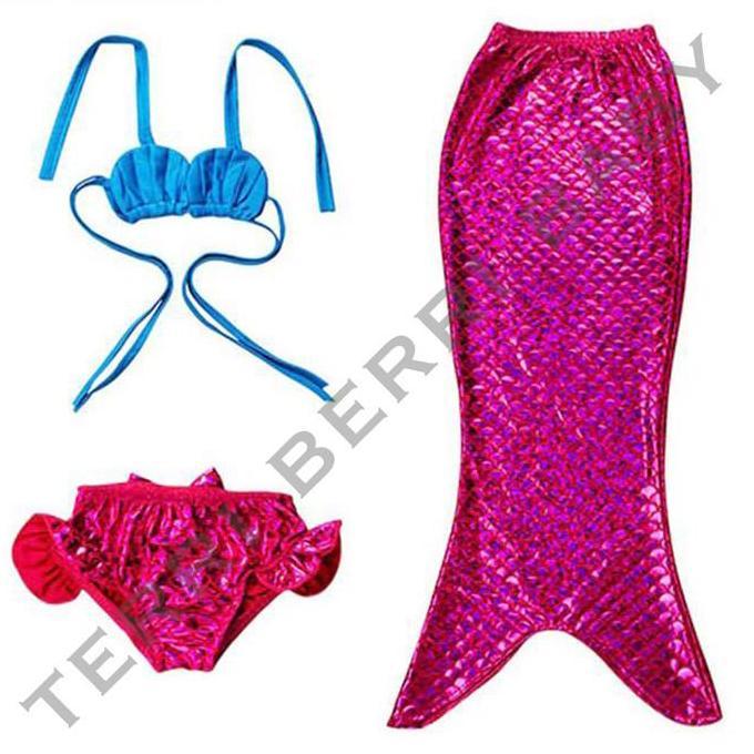 costume renang duyung anak Kostum putri duyung mermaid shell anak