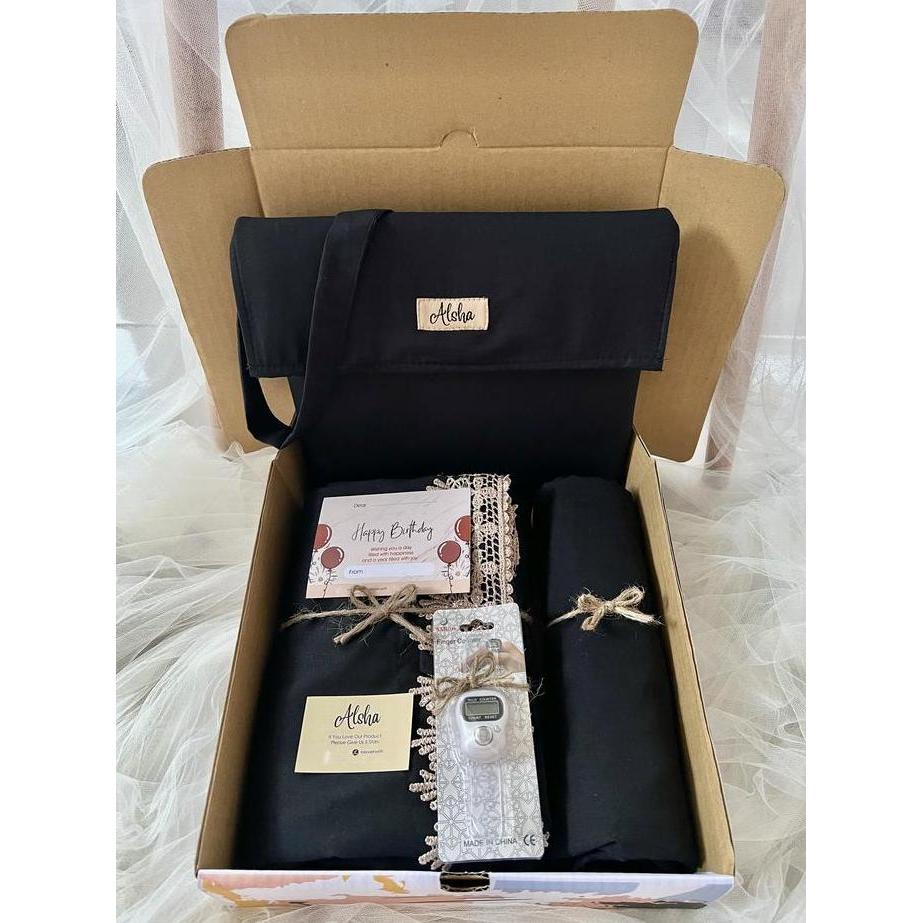 Hamper Mukena Dewasa Kado Mukenah Sultan 2 in 1 Gift Box