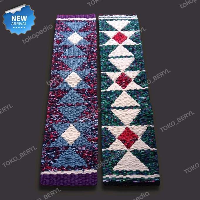 Keset gunungan panjang/keset mushola/keset kain perca