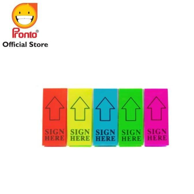 Stick Notes Kertas Arrow 'Sign Here' PRONTO