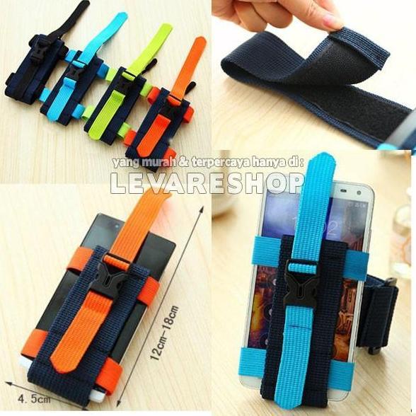 Arm Band / Holder HP di Lengan Tangan (untuk semua ukuran Smartphone)