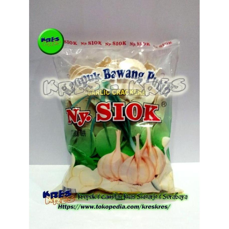 Krupuk / Kerupuk Bawang Putih Ny. Siok - 500gr