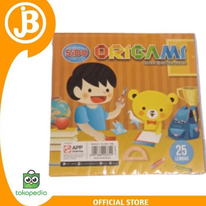 Kertas Lipat Origami 14 x 14 SIDU 25 Lembar