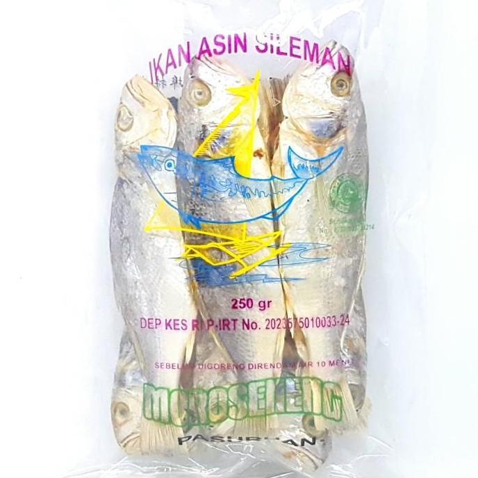 MOROSENENG IKAN ASIN SILEMAN HALAL MUI 250gr | MENTAH KHAS PASURUAN