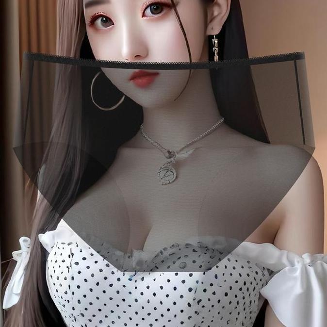 Celana Dalam Wanita Model Baru Transparan Sepenuhnya, Bahan Jaring Tipis, Mid-Rise, Bernapas, Sensas