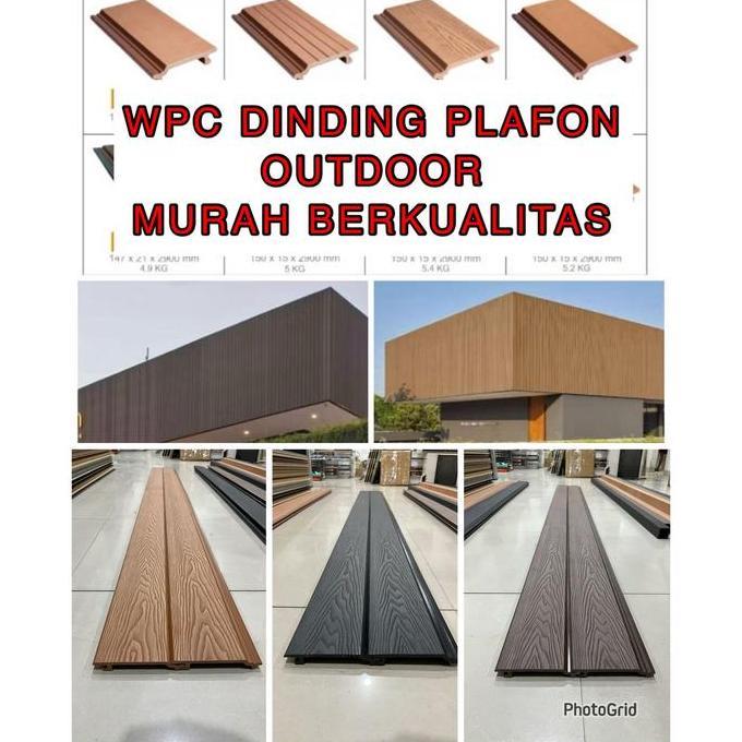 WPC dinding outdoor wallpanel cladding wpc panel