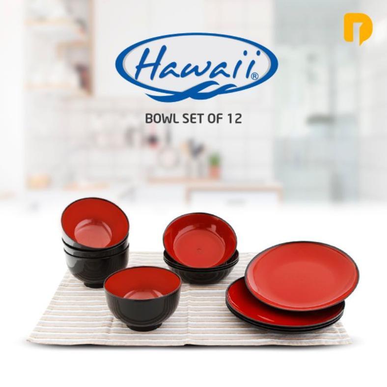 Set Alat Makan Piring Mangkuk