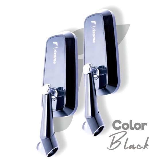 Spion Rizoma H2C Full Almunium Black Universal Original Dan Terpercaya