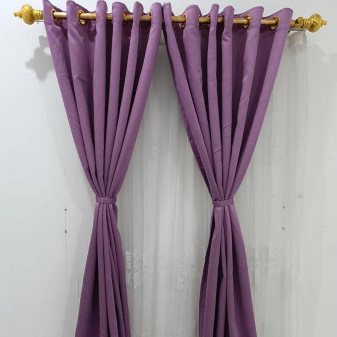 Salotto- Gorden Ruang Tamu - Hordeng Ruang Tamu Mewah - Korden Pintu Blackout Minimalis