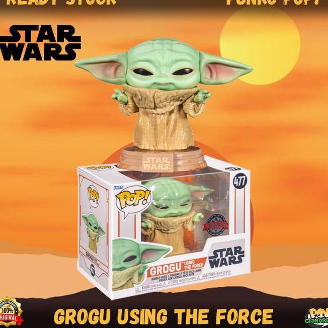 Funko Pop Star Wars Across The Galaxy Grogu Using The Force 477