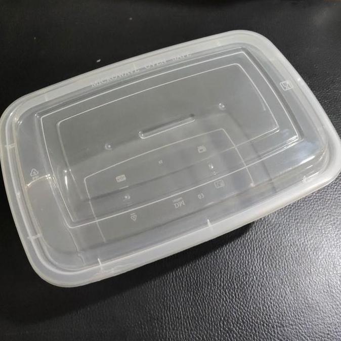 THINWALL DM PANJANG 1850 ML - 1850 REC FOOD CONTAINER - ISI 150 PCS