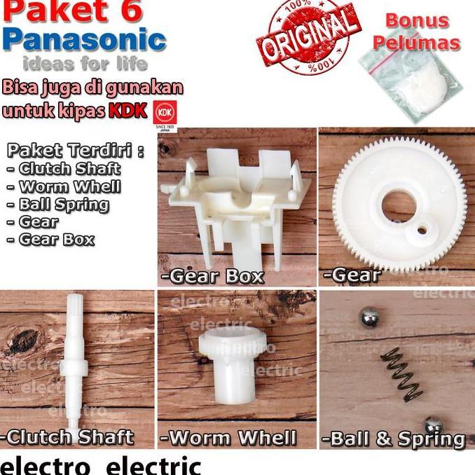 Lansung- Kipas Angin Panasonic Paket Sparepart Perbaikan Pemutar Gearbox