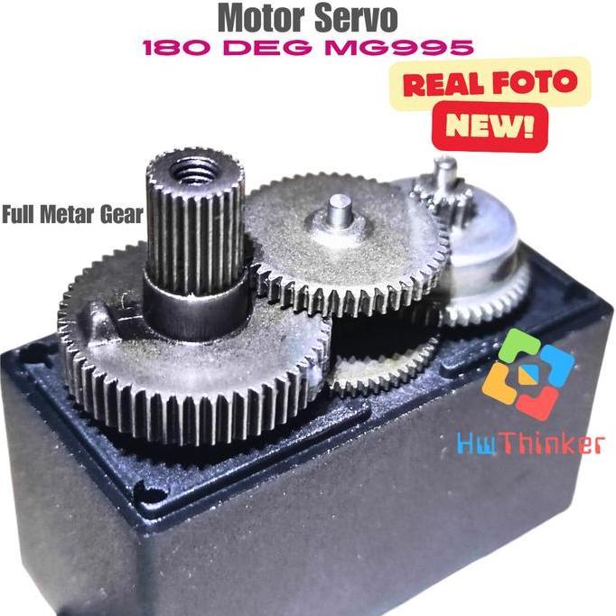 Servo MG995 Full ALL  Metal Gear Motor High Torque Rotasi 180 Degree Derajat 180deg