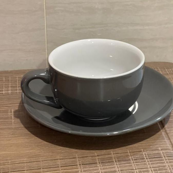 Taberu- Gelas Kopi Keramik Cappucino 250Ml Latte - Cangkir Cup Espresso Cafe