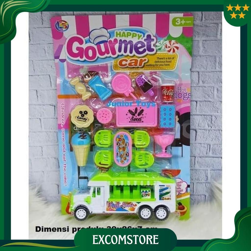 Mainan Happy Shopping Truck Happy Gourmet Car LI6 AT COD