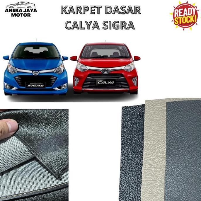 Karpet Dasar Mobil Calya Sigra Tebal//Karpet Lantai Mobil Under Layer Hitam Abu Mocca