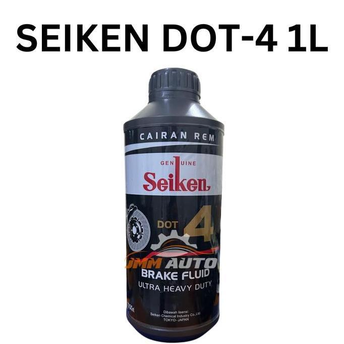 BRAKE FLUID MINYAK REM SEIKEN DOT 4 1LITER CLEAR / DOT 4 CLEAR 1 LITER