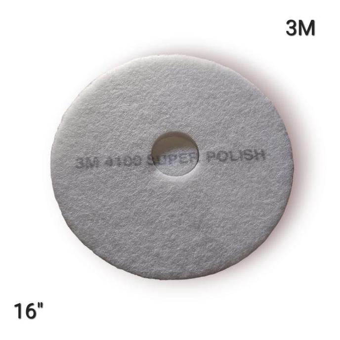 Buffing pad/Busa poles 3M 16 inch Putih