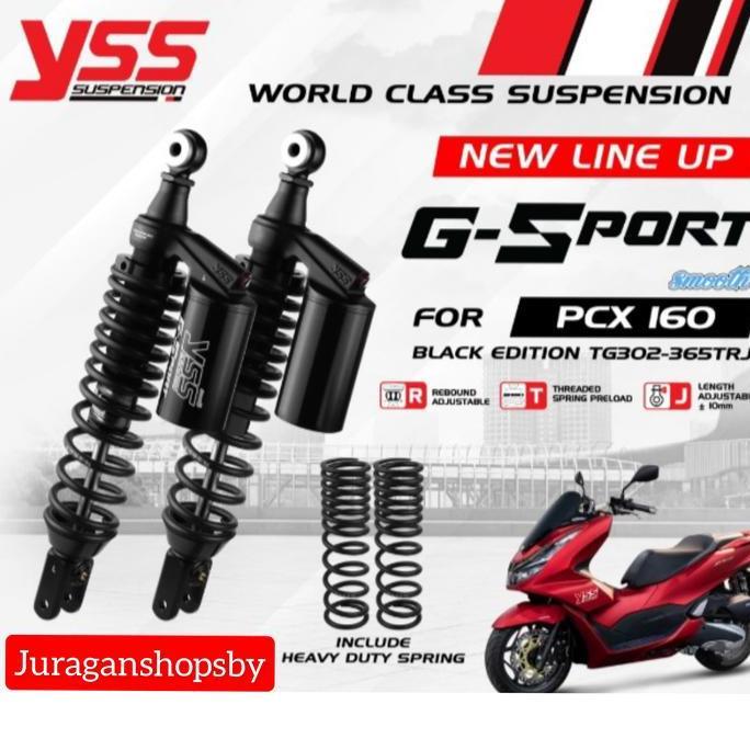 NEW YSS G sport PCX 160 365mm Shock breaker PCX 160 YSS Original Black edition