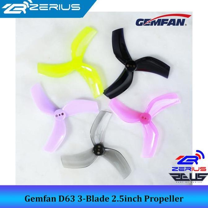 Gemfan D63 Ducted 63mm 2.5inch 3-Blade 2.5 inch Cinewhoop Propeller
