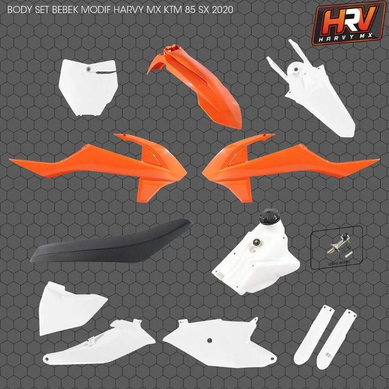 ASLI Body Set KTM 85 new 2021 cover body set KTM bebek Modi standar custom YZ body set trail supermo