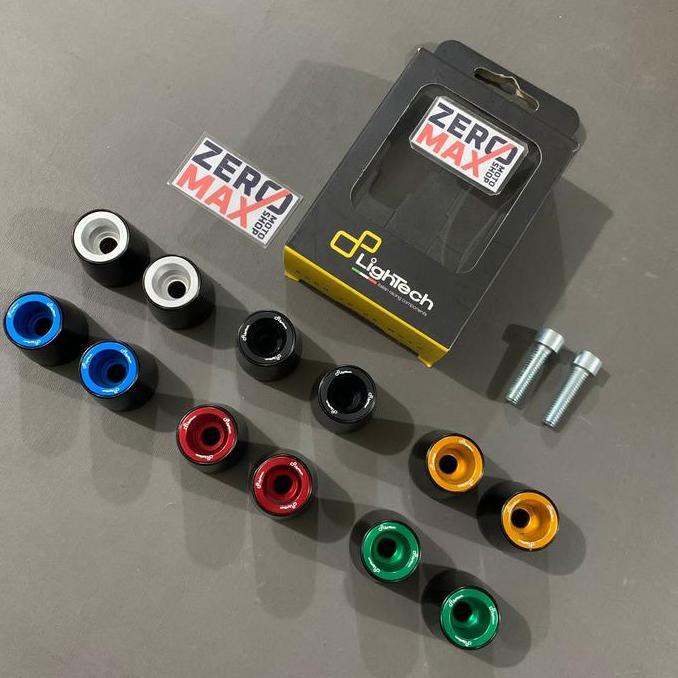 Bar End Jalu Stang Lightech Italy M8 Ninja 250 250R Karbu Z250 Z900