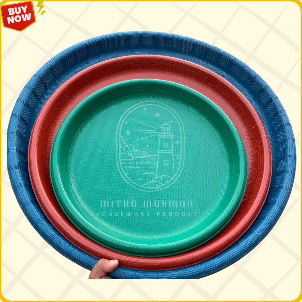 Great - Tampah Bulat Plastik Size S-M-Xl / Wadah Nasi Kebuli / Tampah Tumpeng Baru