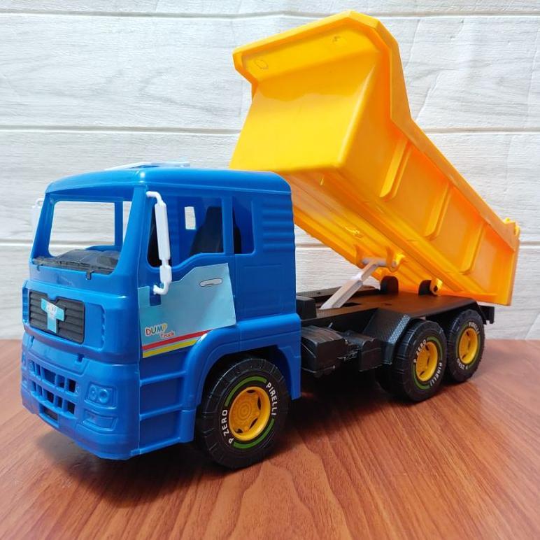 MURAH Mainan Truk Pasir Dump Truck Besar Bahan Plastik Kuat SNI 2026