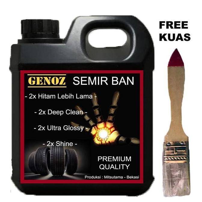 GENOZ Semir Ban PREMIUM 2x Lebih KENTAL - Semir Ban Mobil - Semir Ban