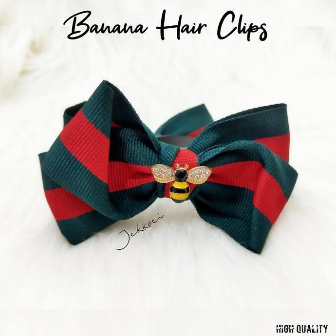 TERLARIS JEPIT PISANG KOREA MODEL GUCCI / JEPIT RAMBUT PREMIUM / JEPIT PISANG