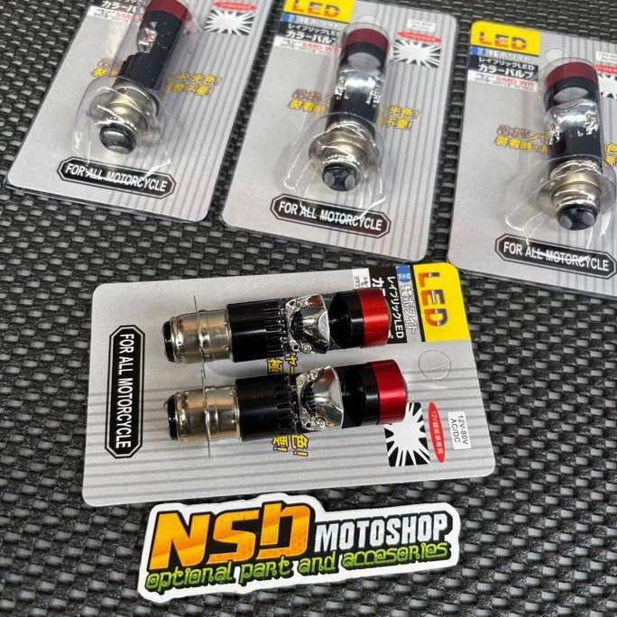 Lampu H6 Laser Biled Super Terang Lampu H6 Motor Universal Super Terang Cahaya Flat Cut