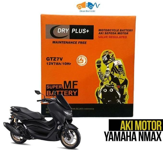 Aki Motor Nmax / Nmax155 DRYPLUS GTZ7V - Aki Gel (7Ah)