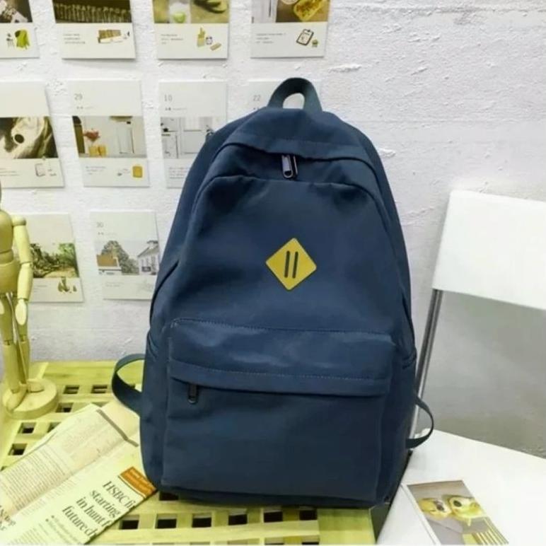 Tahan Lama  0Ne Projects-Id Tas Ransel Pria Distro Polos Tas Pria Tas Punggung Cowok Cewek Sd/Smp/Sm