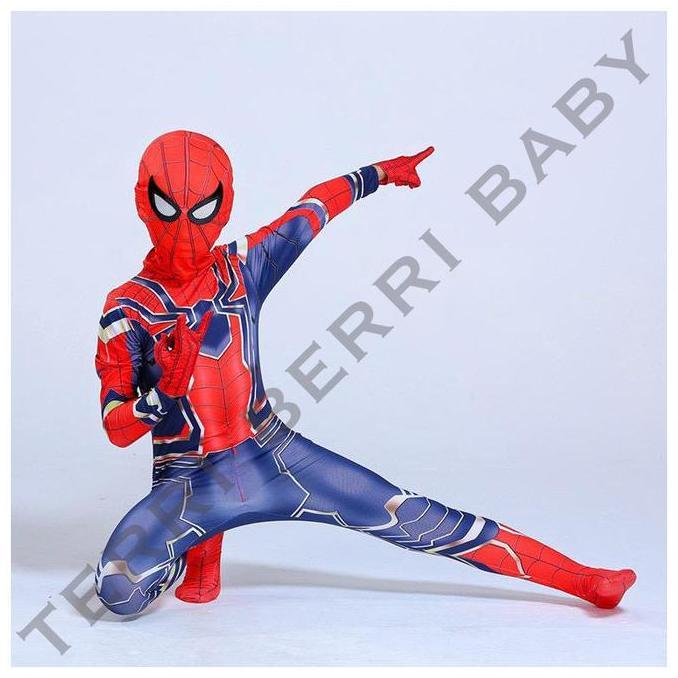 Kostum cosplay spiderman iron spider kostum iron spider