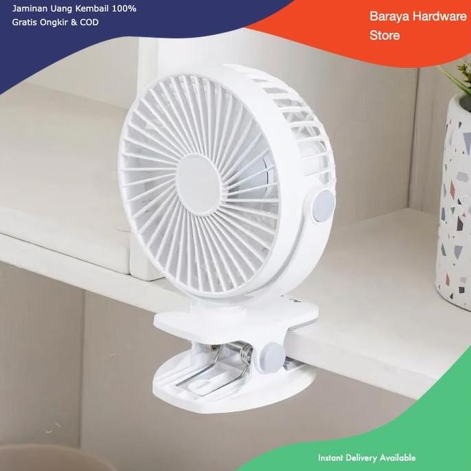 TERLARIS KIPAS ANGIN JEPIT PORTABEL KRISBOW USB CHARGING MINI FAN ACE HARDWARE